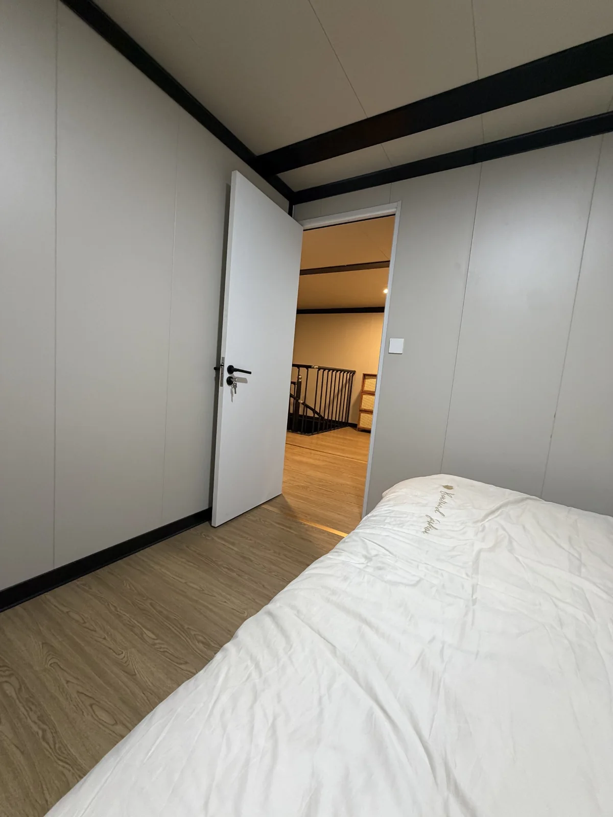 Bedroom in custom double-storey expandable house