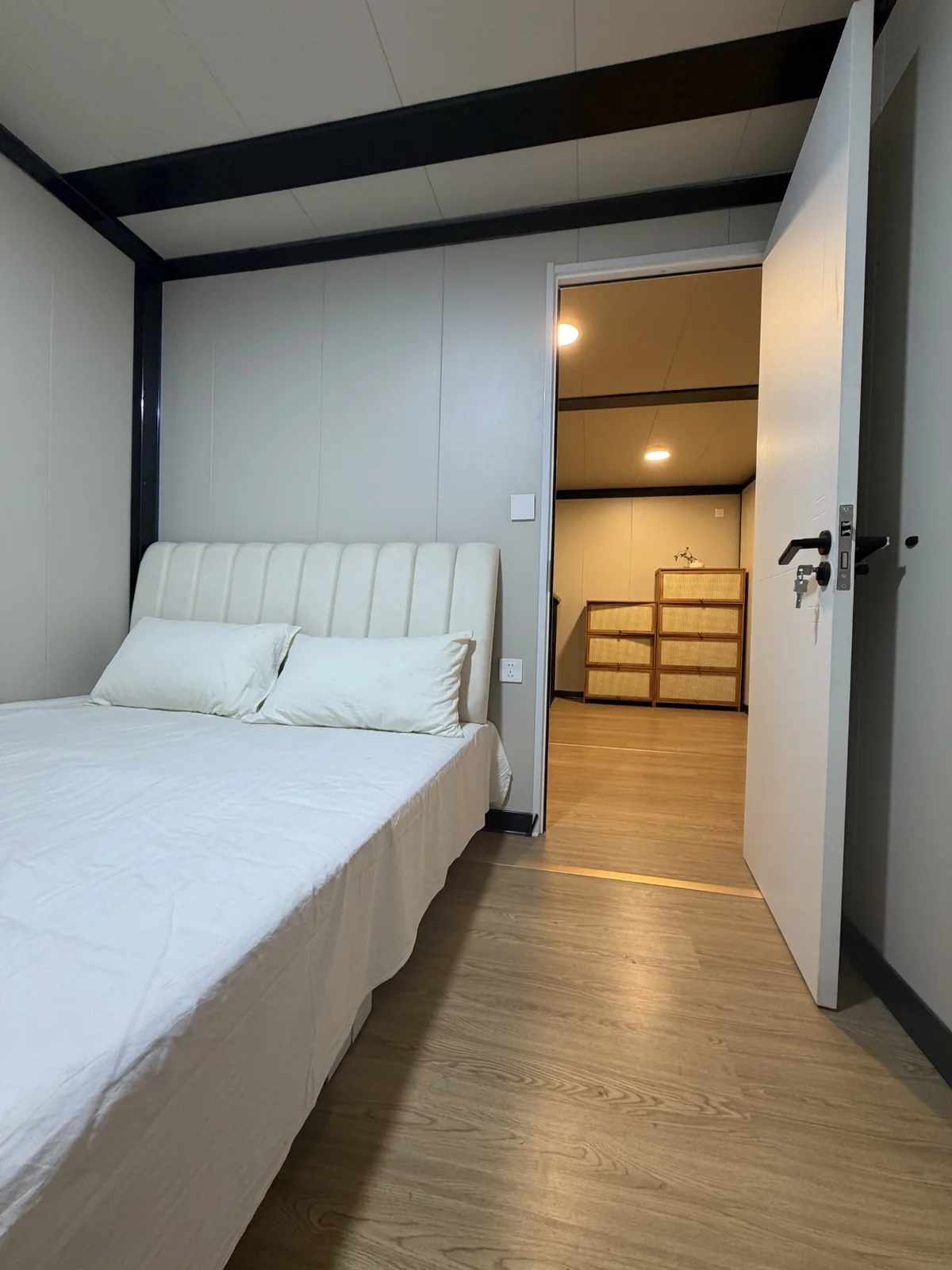 Second bedroom view in double-storey expandable house