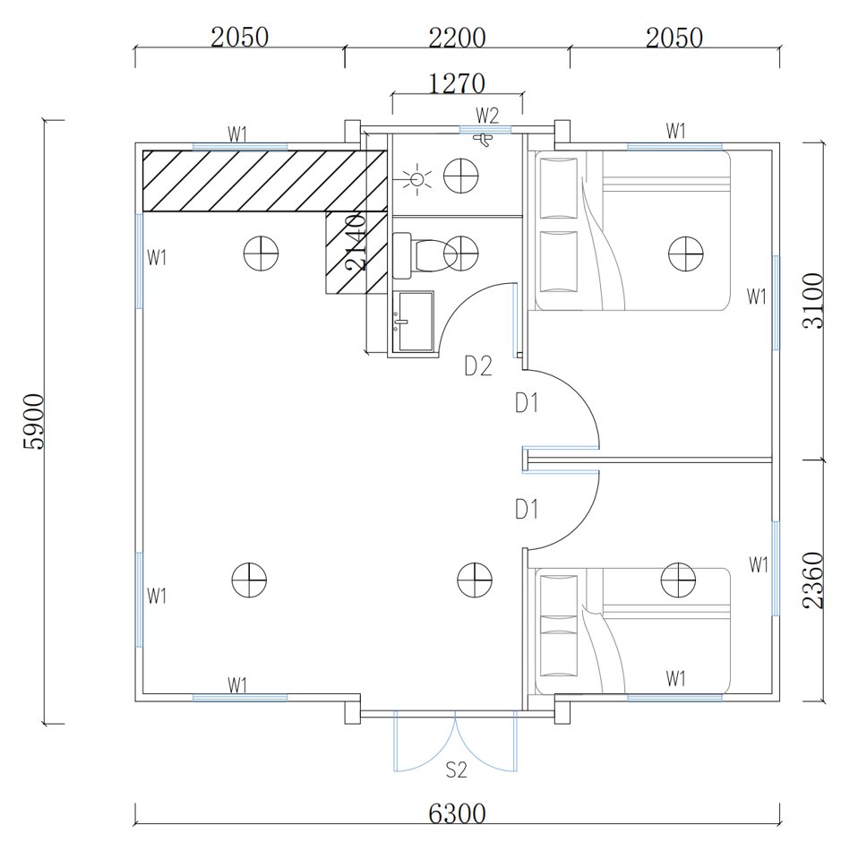 Expandable floor plan source drawing 06