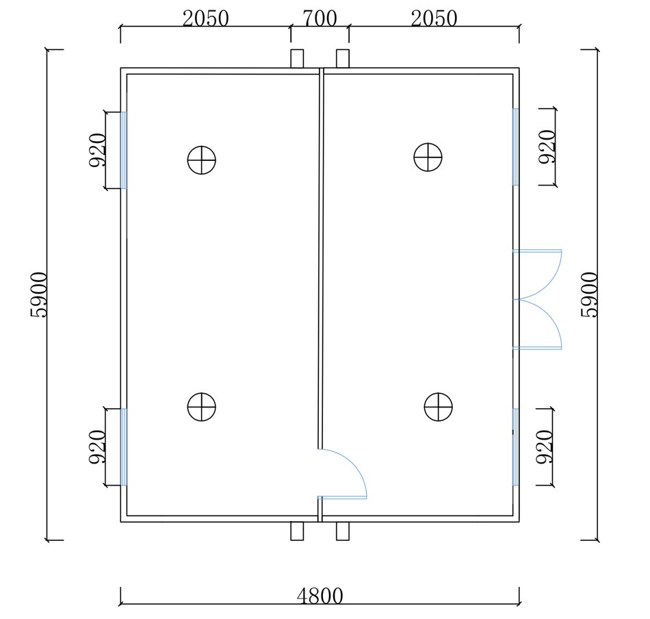 Expandable floor plan source drawing 13