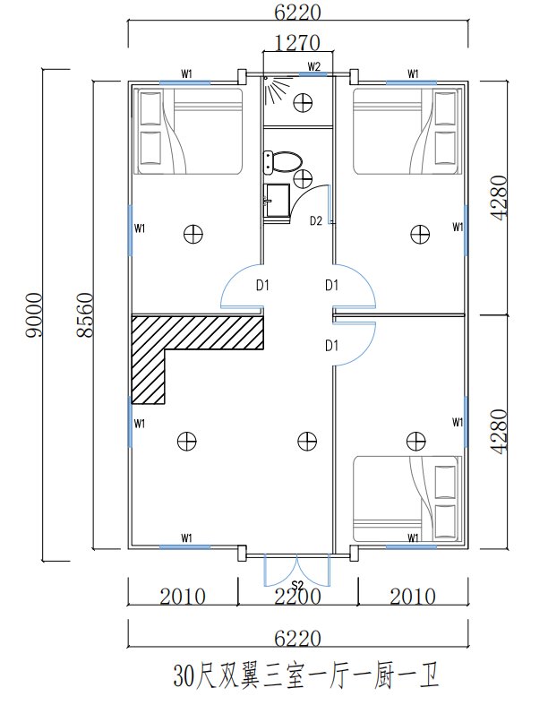 Expandable floor plan source drawing 14