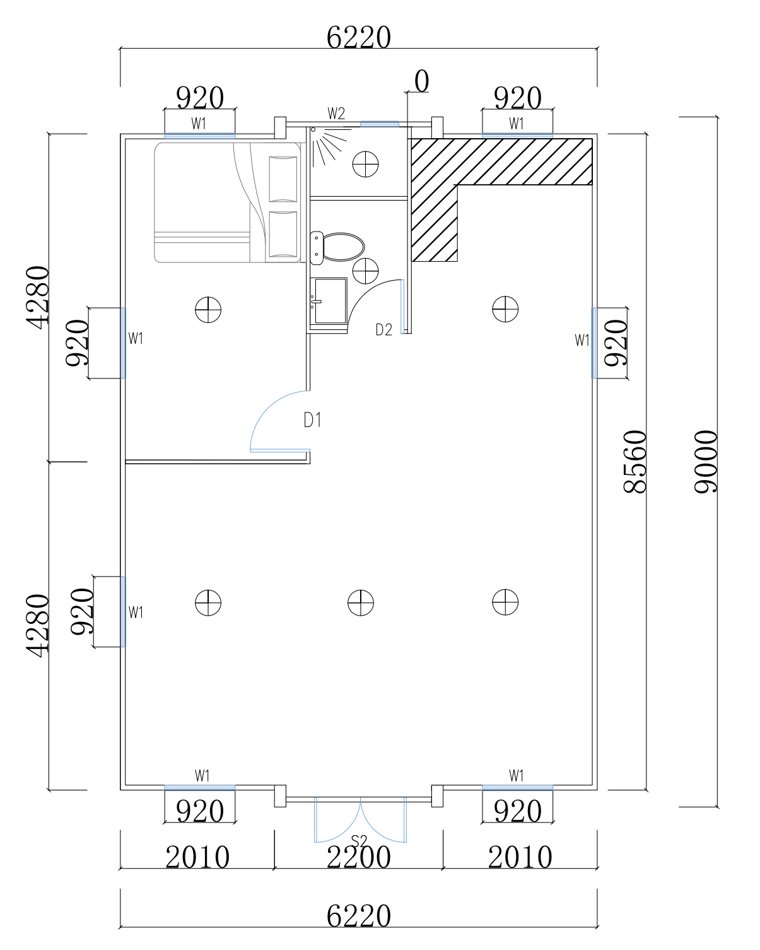 Expandable floor plan source drawing 19