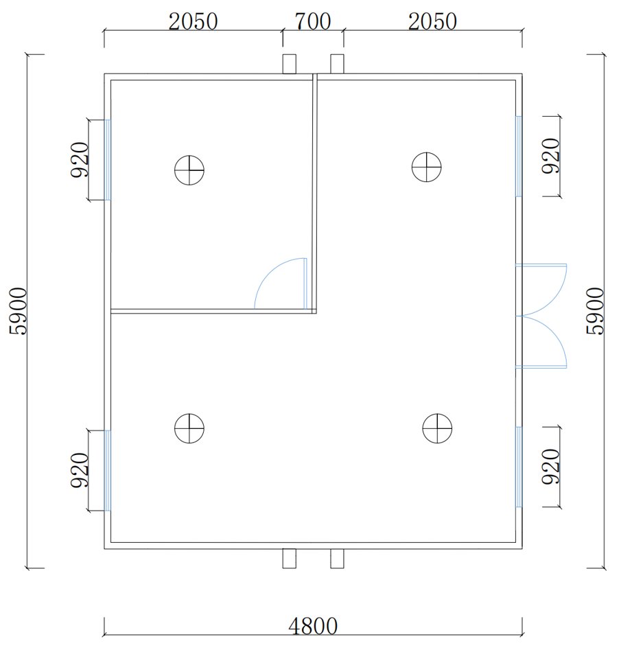 Expandable floor plan source drawing 24