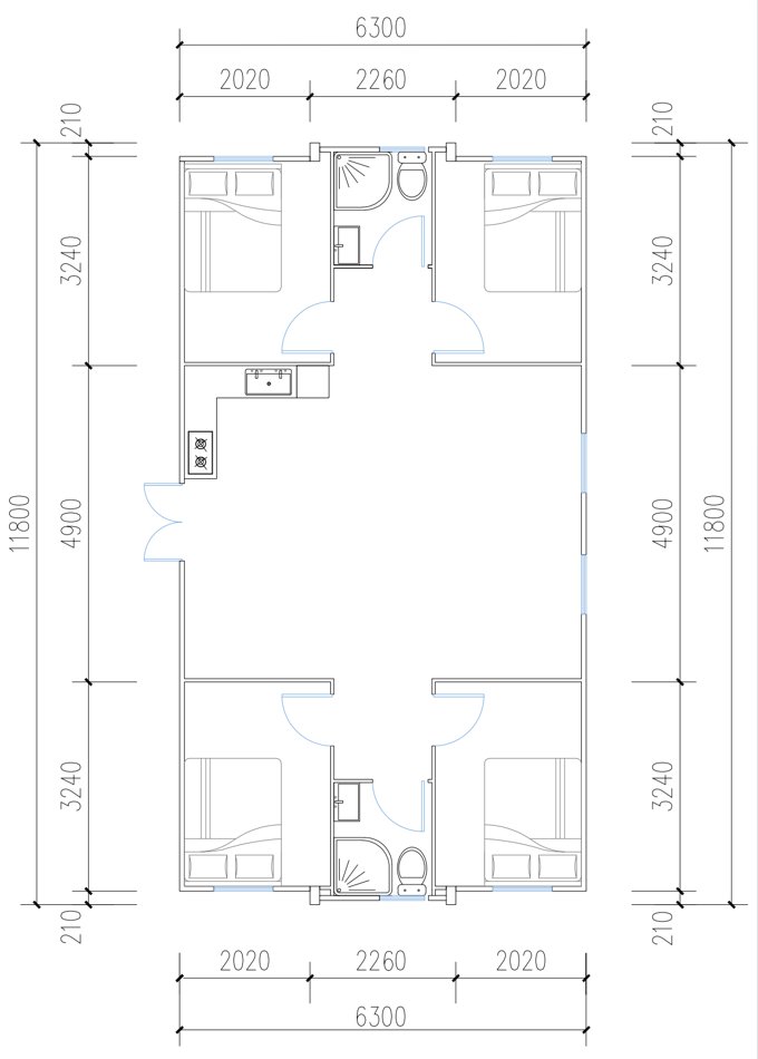 Expandable floor plan source drawing 30